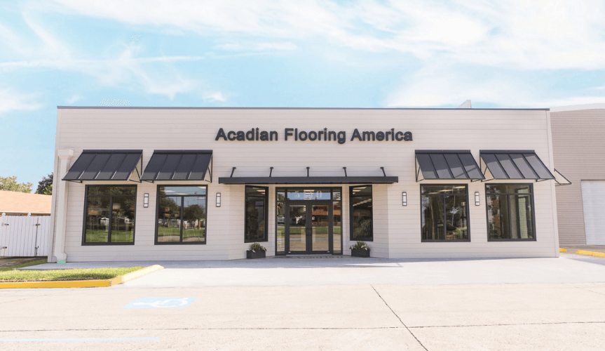 Storefront of Acadian Flooring America