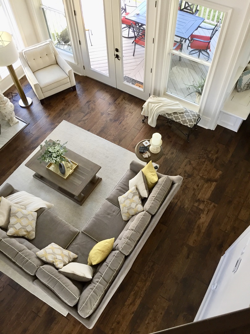 Hardwood flooring swatch