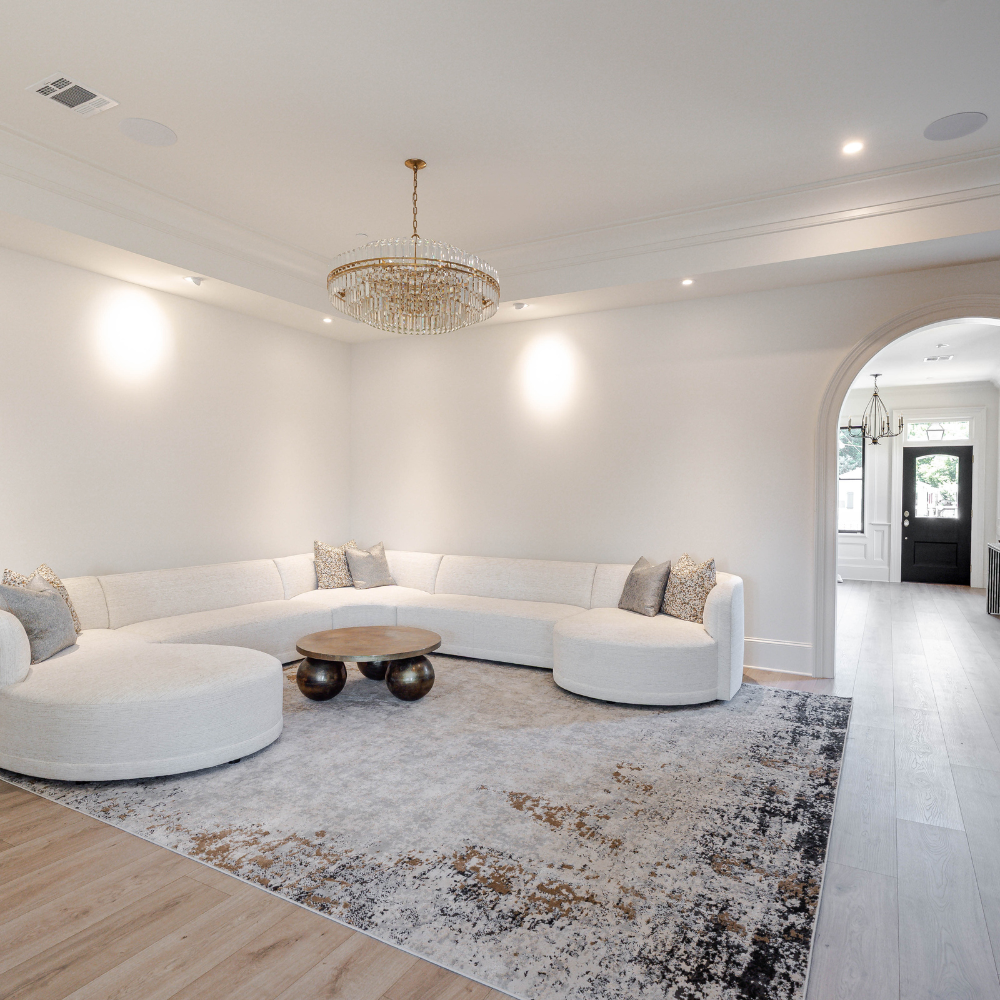 stone flooring in kitchen